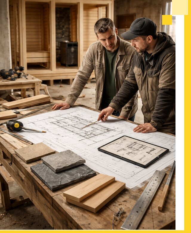 Проекты бань под ключ и планы строительства в Лиски