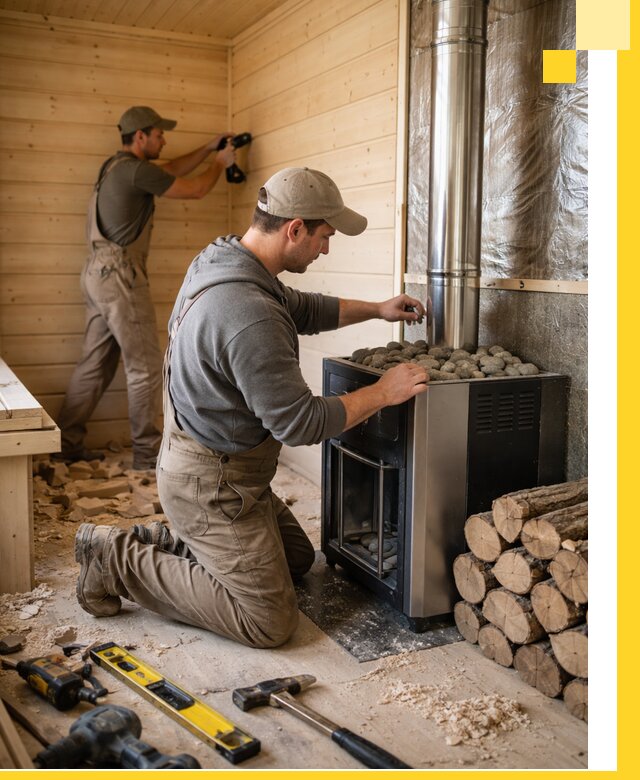 Строительство деревянных бань под ключ в Лиски проекты и монтаж