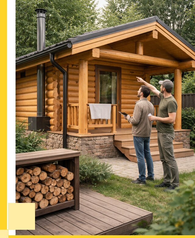 Бани для дачи под ключ в Лиски от 273525 р. | ЭриданЛск