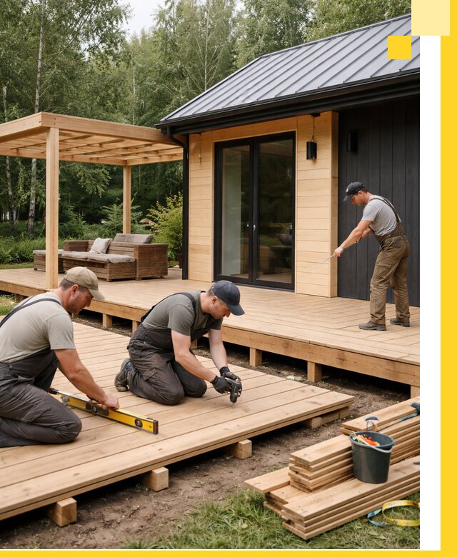 Строительство бань с террасой и бассейном под ключ в Лиски