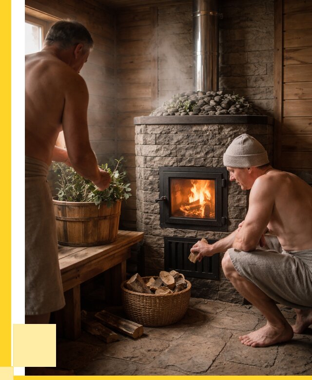 Банные печи под ключ в Лиски от 49235 р. | ЭриданЛск кирпичная