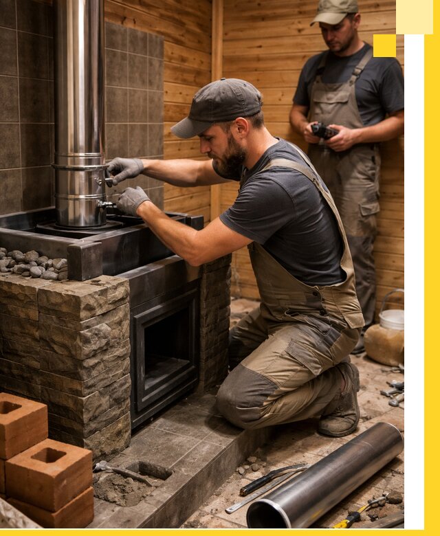 Изготовление и установка банных печей под ключ в Лиски