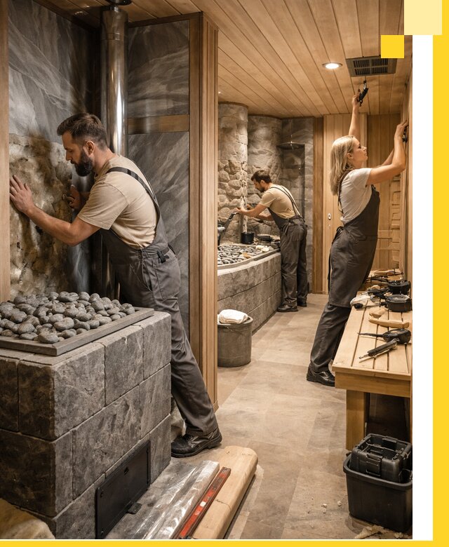 Строительство бань и SPA процедур в Лиски под ключ и отделкой