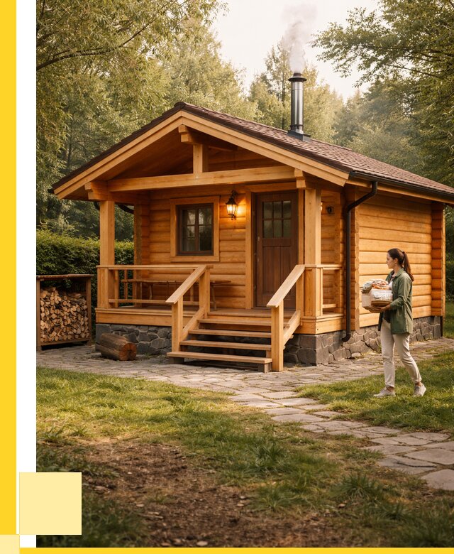 Купить баню под ключ в Лиски от 711165 р. | ЭриданЛск