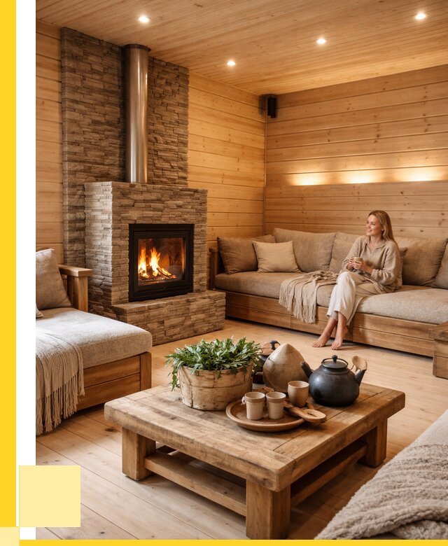 Проект бани с комнатой отдыха в Лиски от 38294 р. | ЭриданЛск