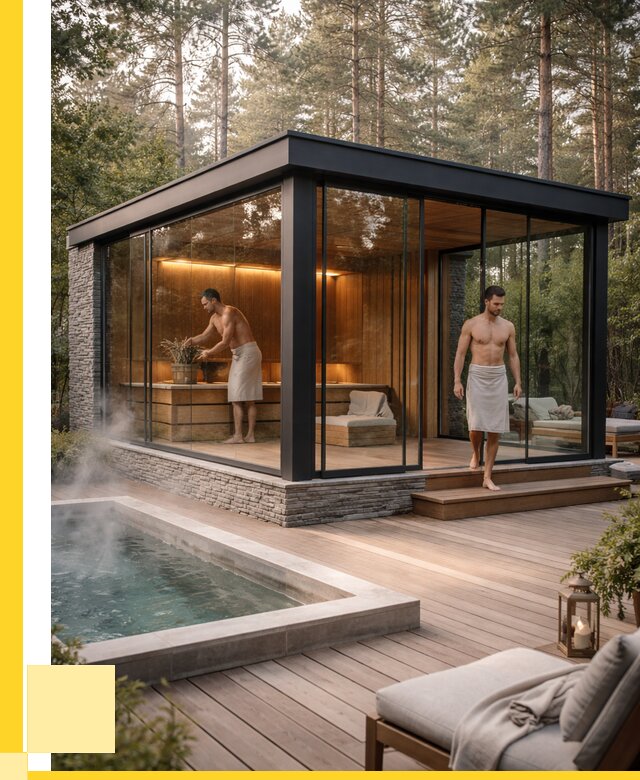 Стеклянные бани и двери в Лиски от 492345 р. | ЭриданЛск