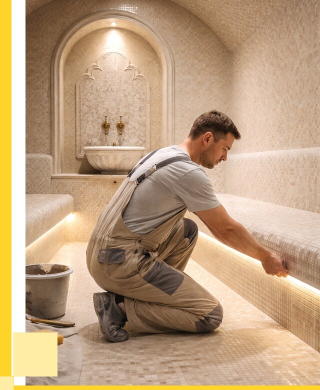 Отделка хамамов под ключ в Лиски от 6018 р. | ЭриданЛск