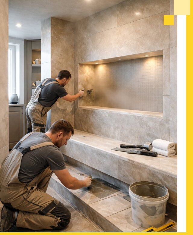 Профессиональное строительство хамама в квартире в Лиски