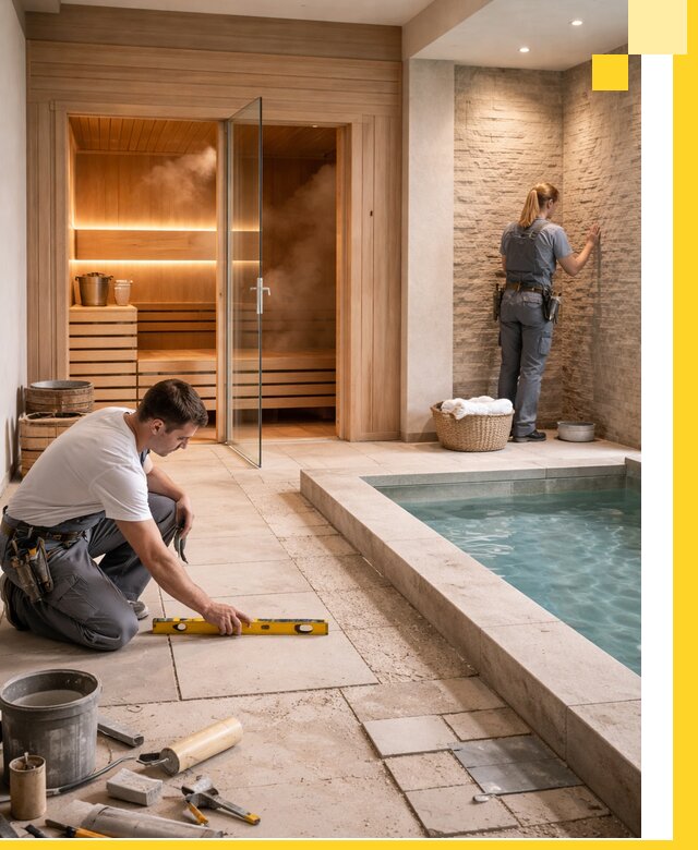 Комплексный дизайн и отделка интерьеров SPA под ключ в Лиски